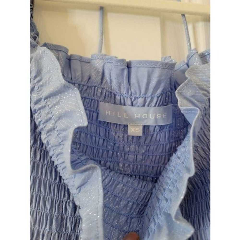HILL HOUSE Home Nesli Nap Dress Light Blue Glitte… - image 8