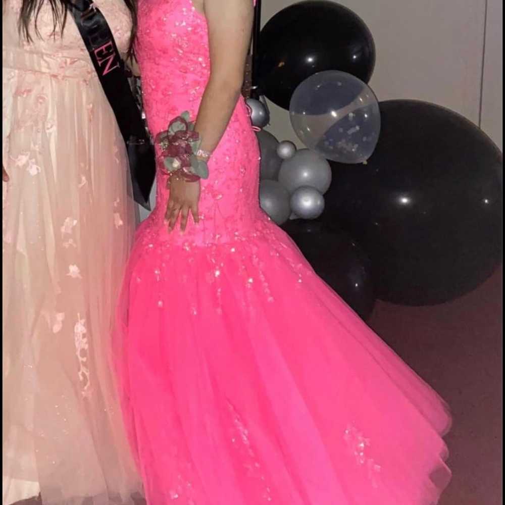 Hot Pink Amarra Prom dress - image 4