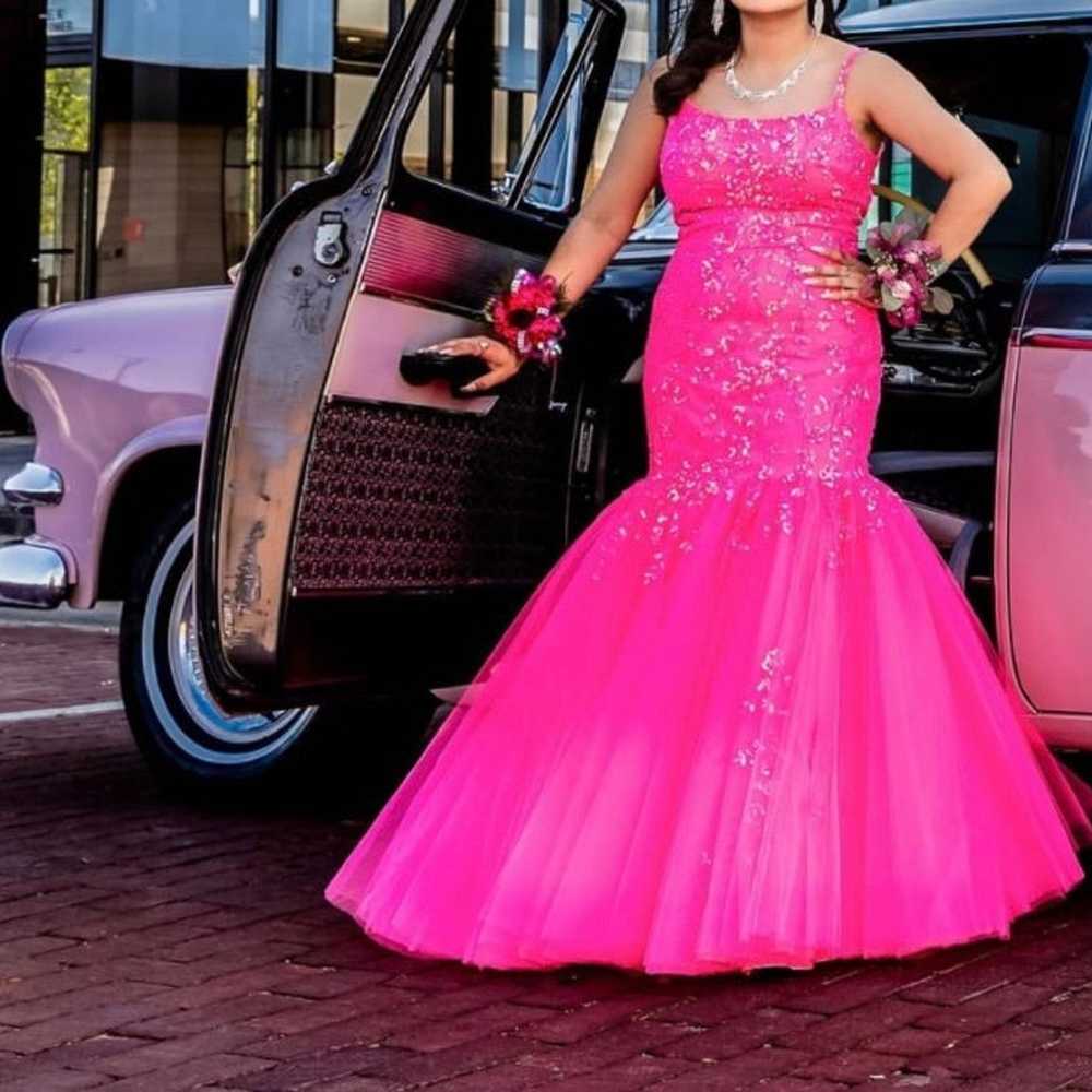 Hot Pink Amarra Prom dress - image 5