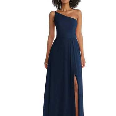 After Six One-Shoulder Chiffon Gown