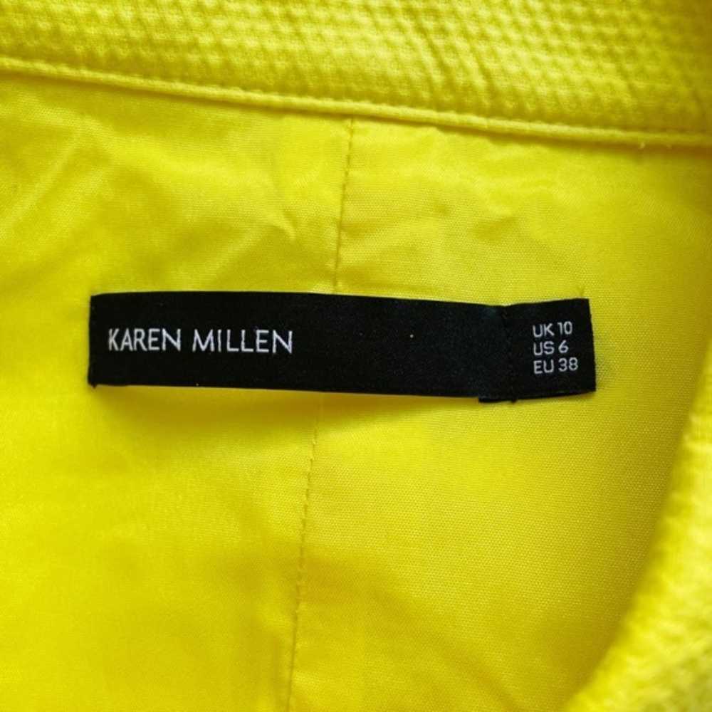 Karen Millen Cotton Jacquard Sleeveless Shirt Dre… - image 11