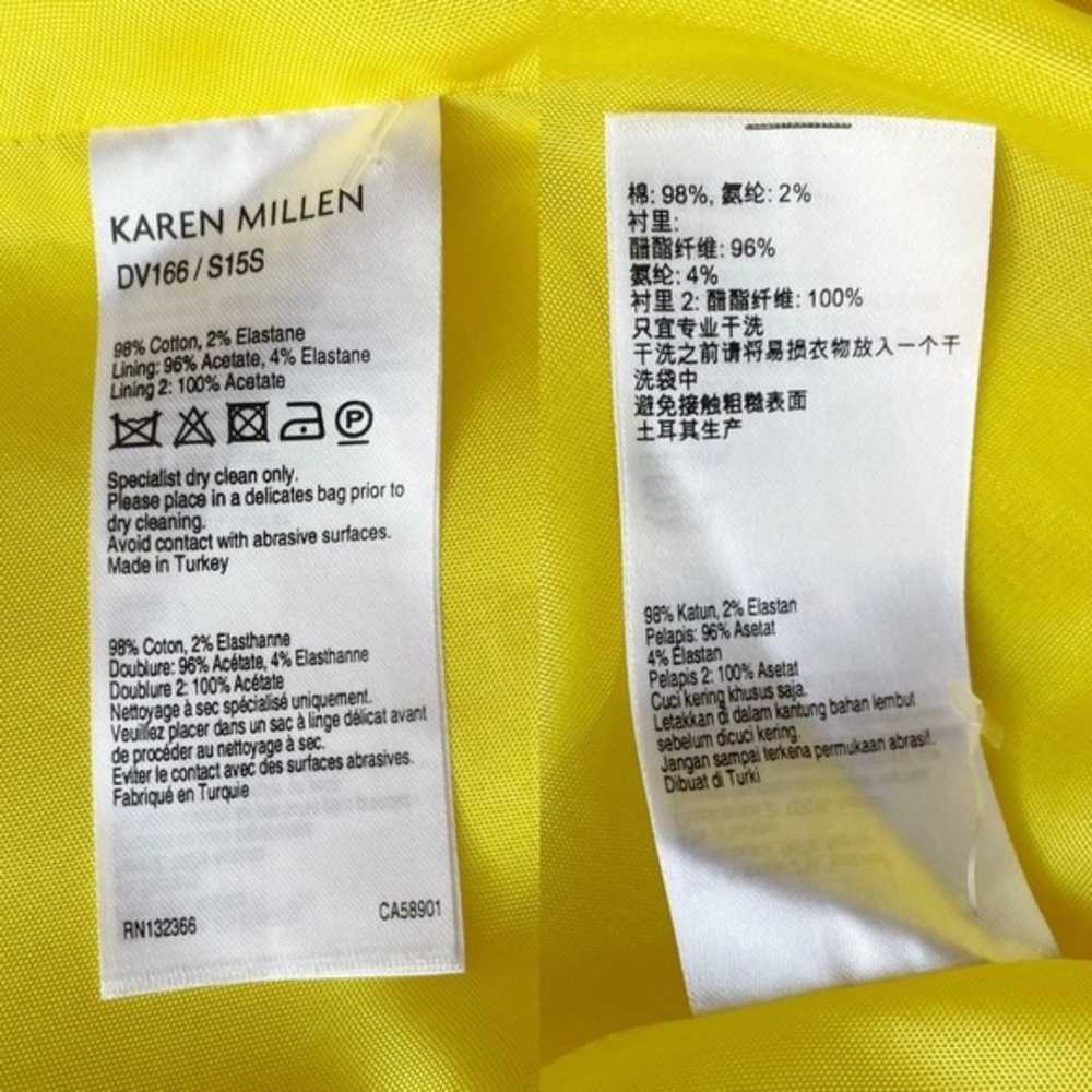 Karen Millen Cotton Jacquard Sleeveless Shirt Dre… - image 12