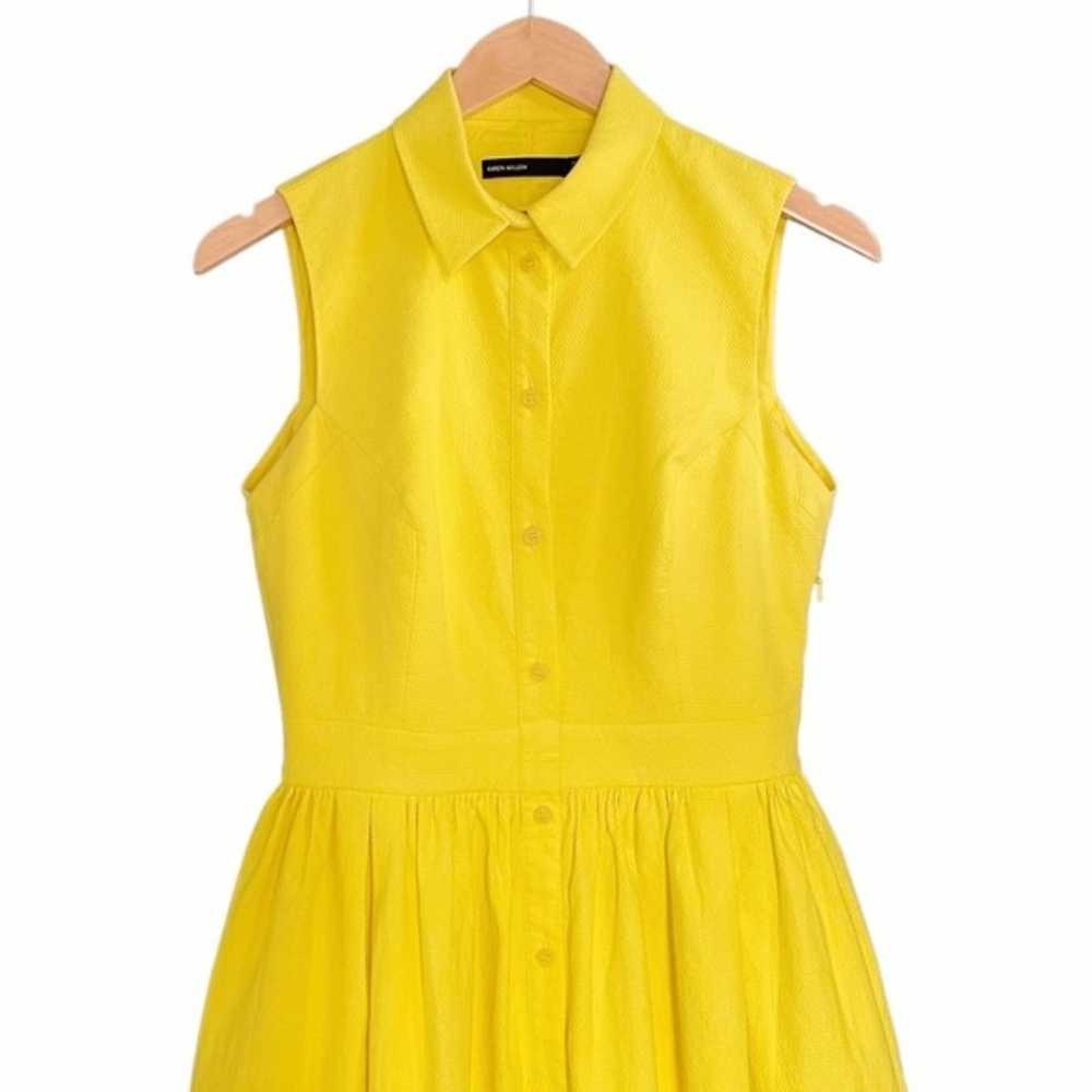 Karen Millen Cotton Jacquard Sleeveless Shirt Dre… - image 7