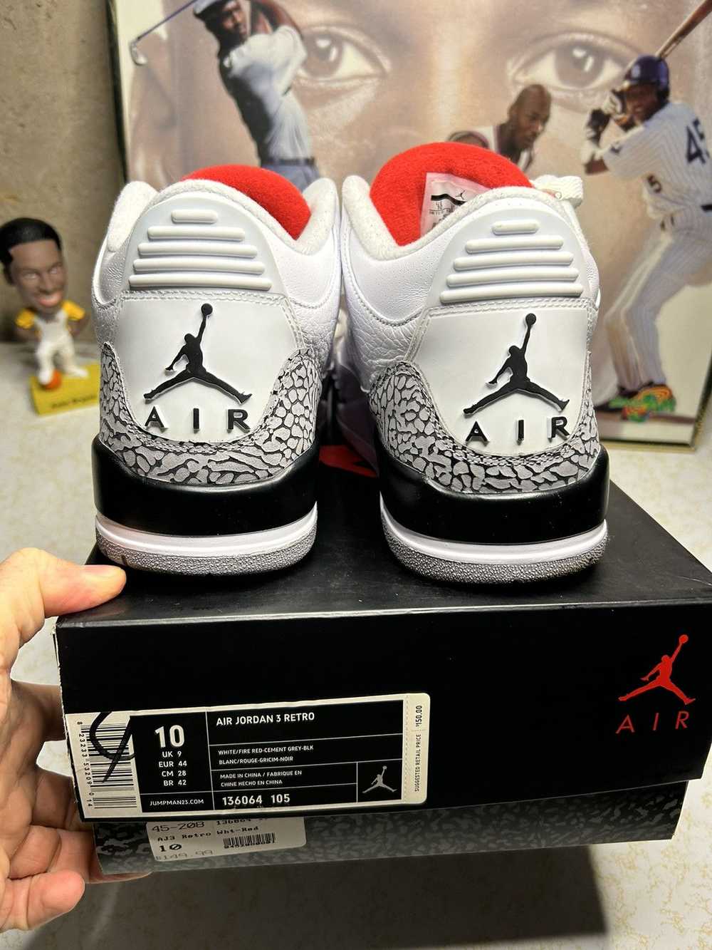 Jordan Brand Jordan Retro 3 ‘white cement’ - image 6