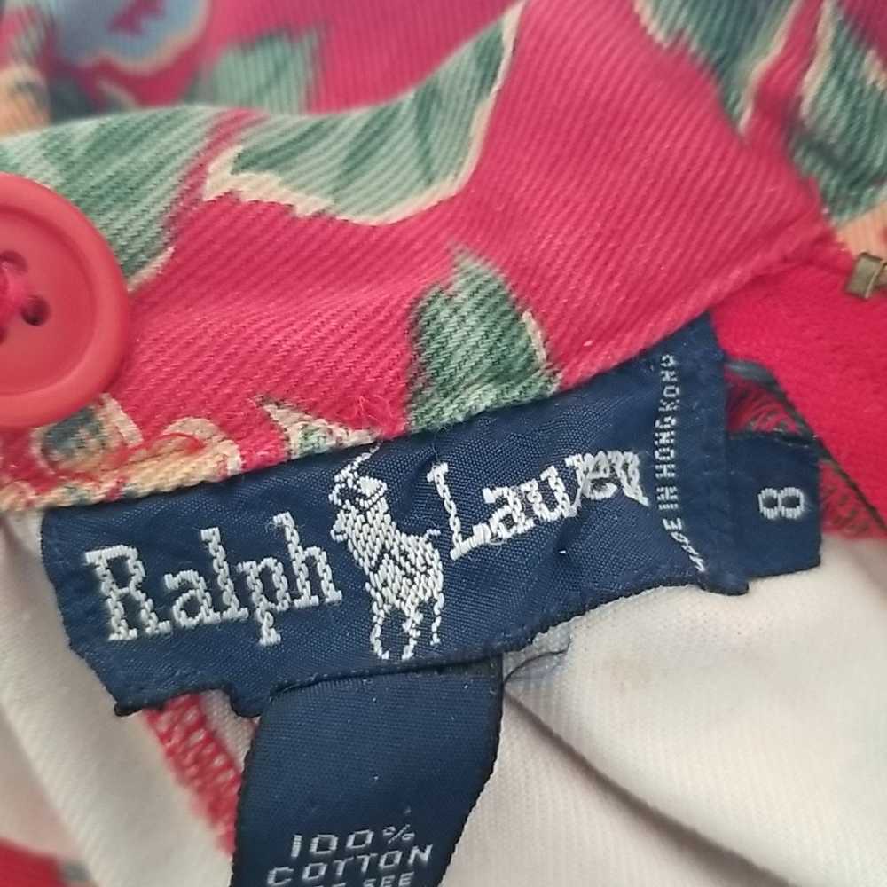 Vintage Ralph Lauren womens floral jumper..size 8 - image 11