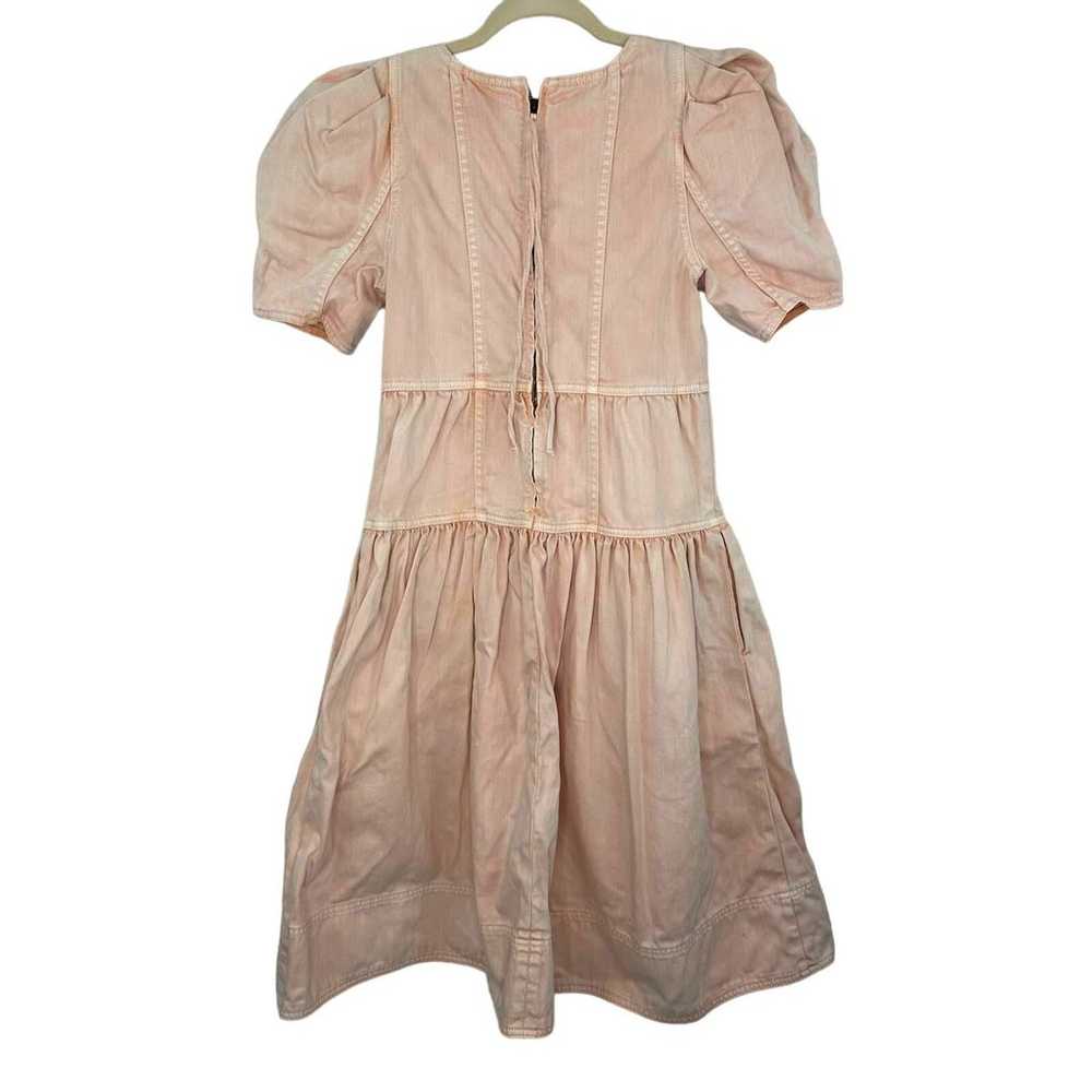 ULLA JOHNSON Ames Midi Dress Denim Cotton In Swee… - image 6