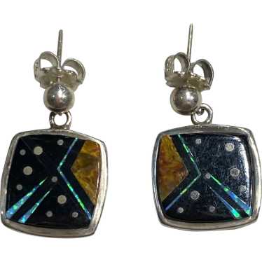 Multicolored inlay Earrings