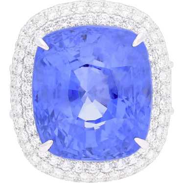 GRS Certified 50.11 Carat Cushion No Heat Sri Lank