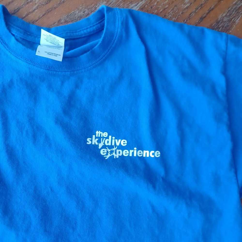 The Skydive Experience T-Shirt L/Large Skydiving … - image 3