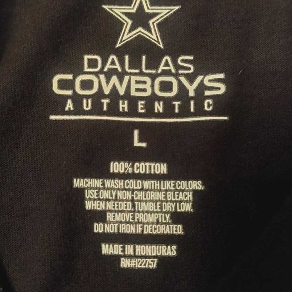 Dallas Cowboys Size Large Black NFL Football Shirt - image 2