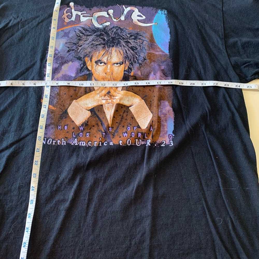The Cure 2023 Tour T-Shirt Black 2XL - image 3