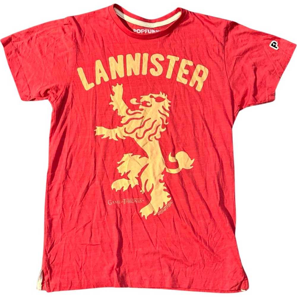 Popfunk Game of Thrones Lannister T-Shirt - Red, … - image 1