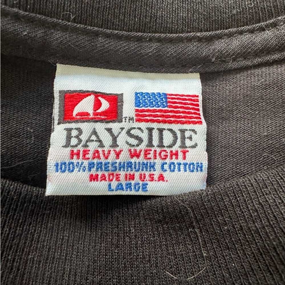 Vintage Bayside Heavyweight TShirt Cotton Long Sl… - image 6