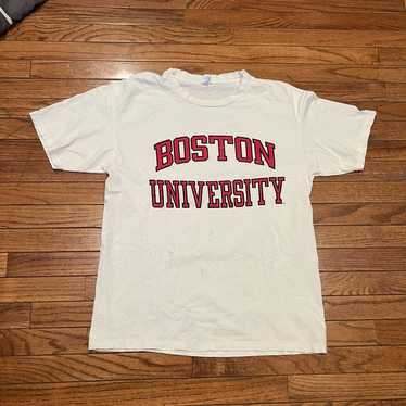 Vintage 1990s Boston University Champion T Shirt … - image 1