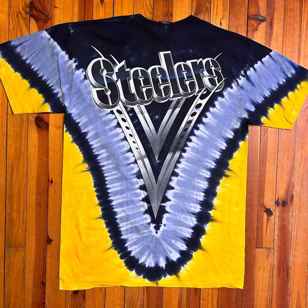 Vintage Pittsburgh Steelers Tie Dye T-Shirt - image 2