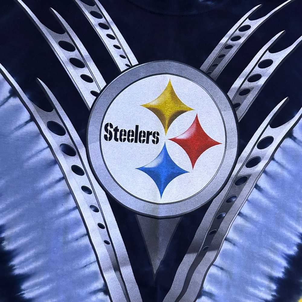 Vintage Pittsburgh Steelers Tie Dye T-Shirt - image 5