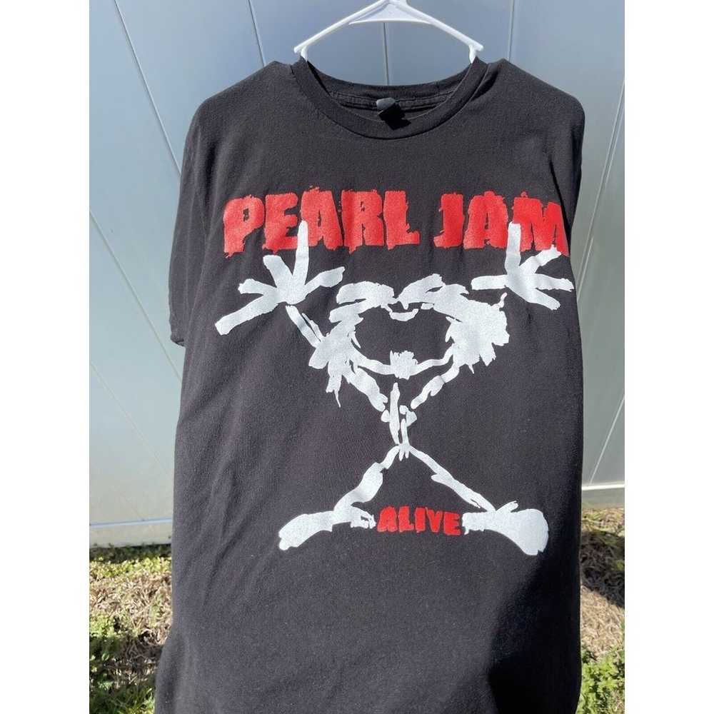 Pearl Jam 'Alive Stick Man' Album T Shirt Size la… - image 3