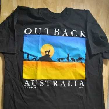 Vintage 90s Churinga Outback Australia Dingos T-Sh