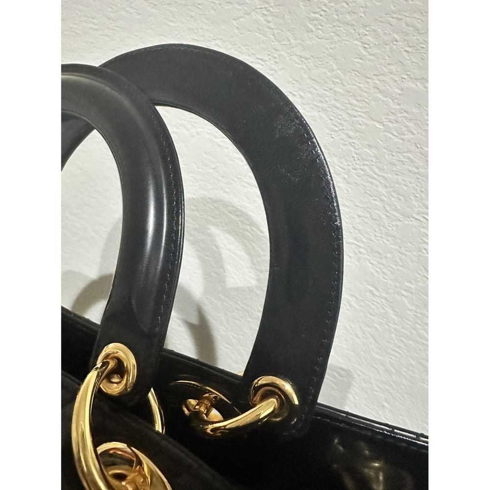 Dior Lady Dior leather handbag - image 4