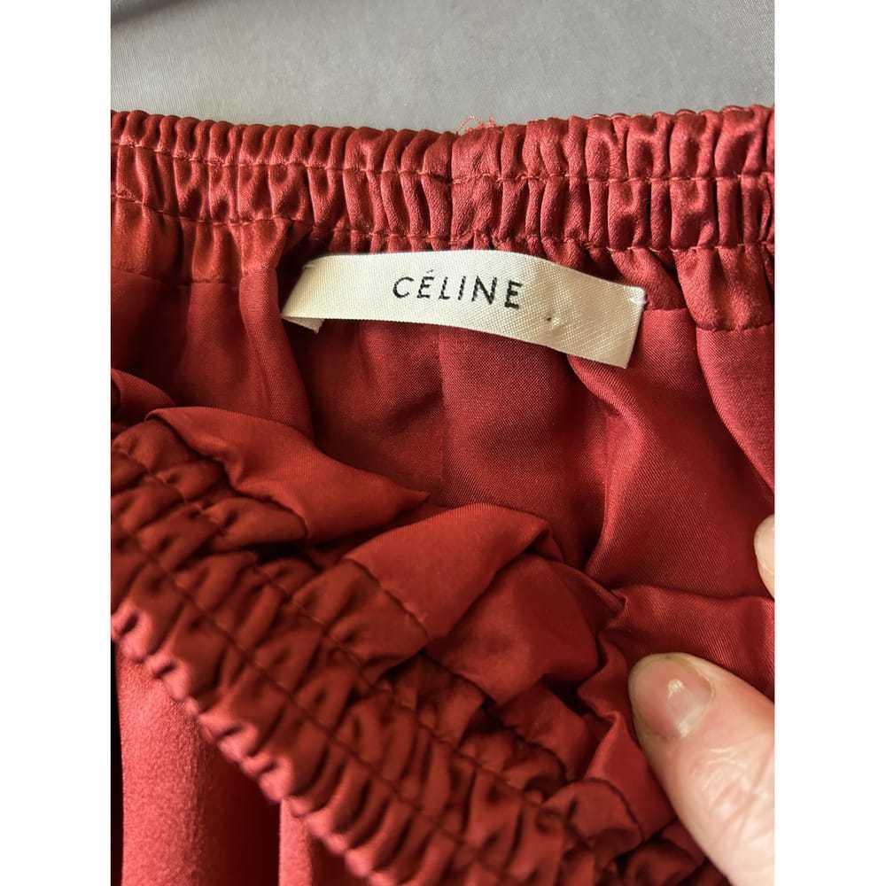 Celine Silk mid-length skirt - image 3