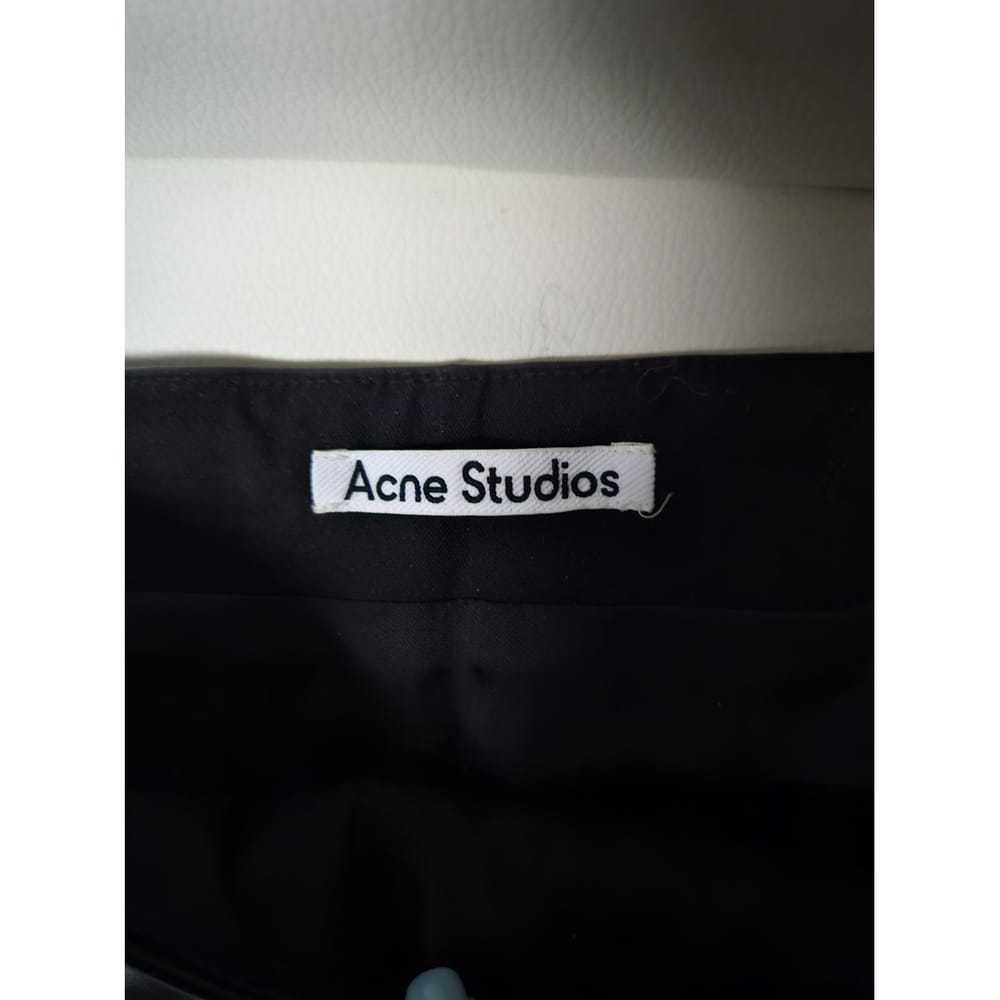 Acne Studios Vegan leather mini skirt - image 4