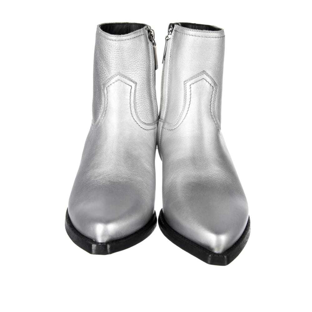 Saint Laurent Leather western boots - image 2