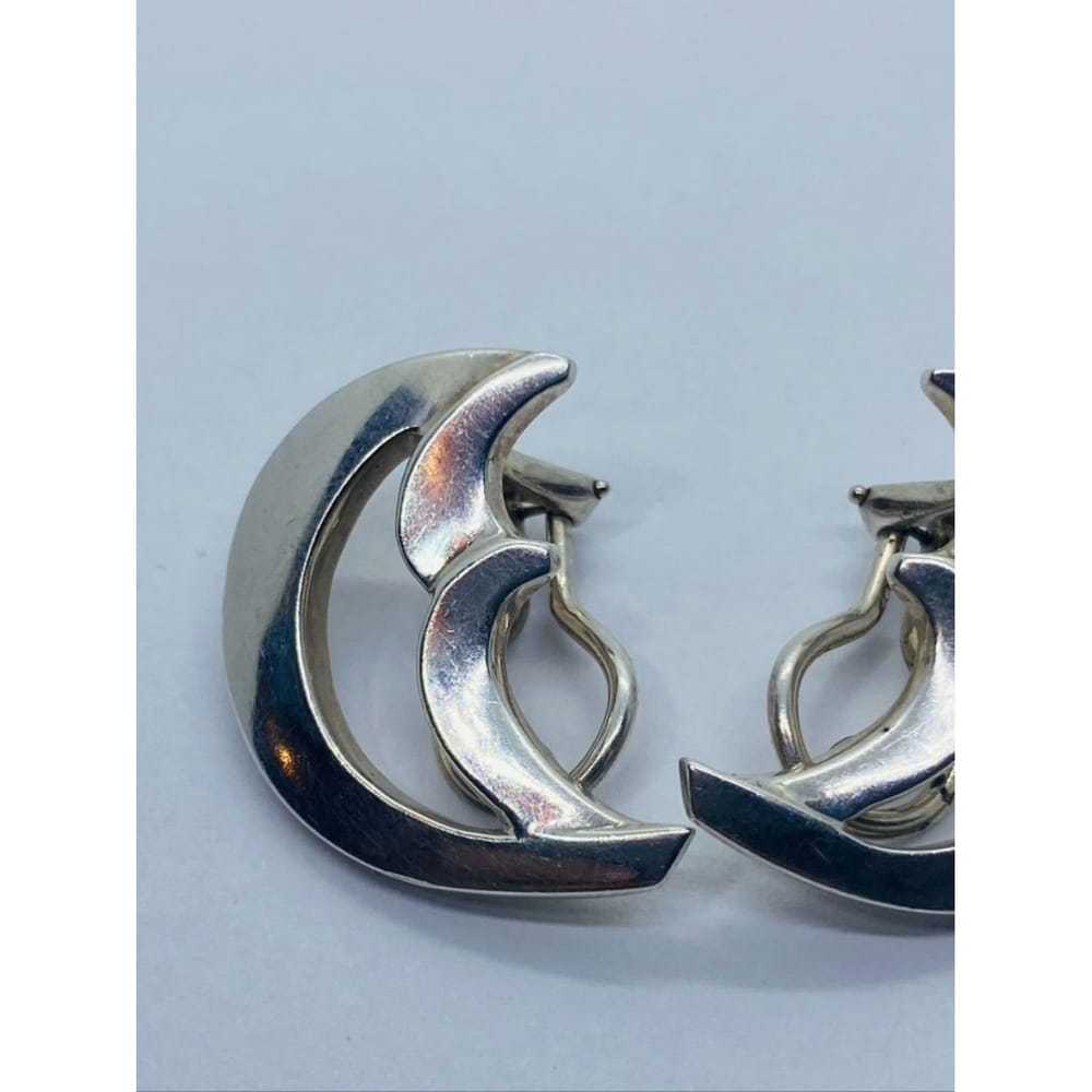 Tiffany & Co Paloma Picasso silver earrings - image 3