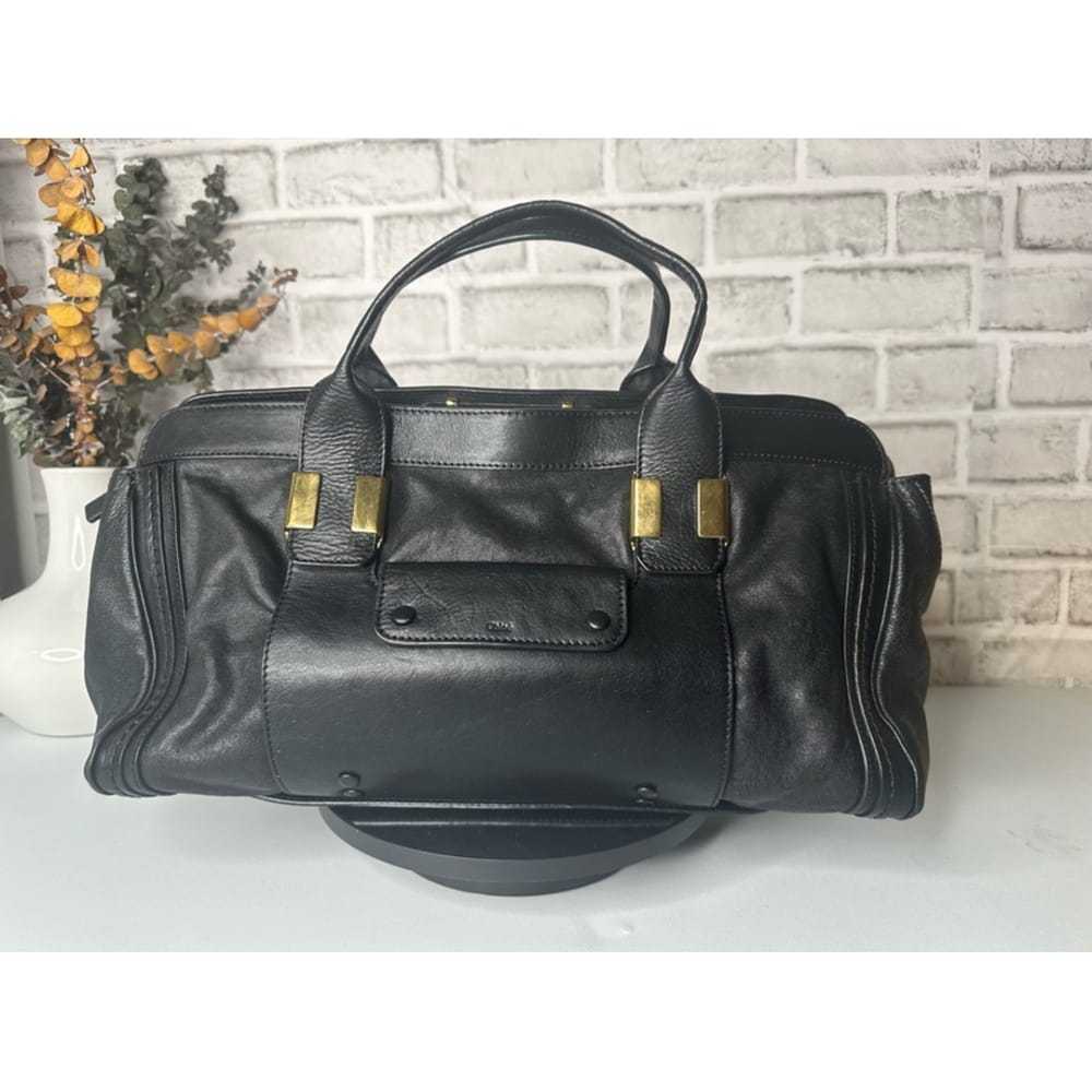 Chloé Alice leather satchel - image 9