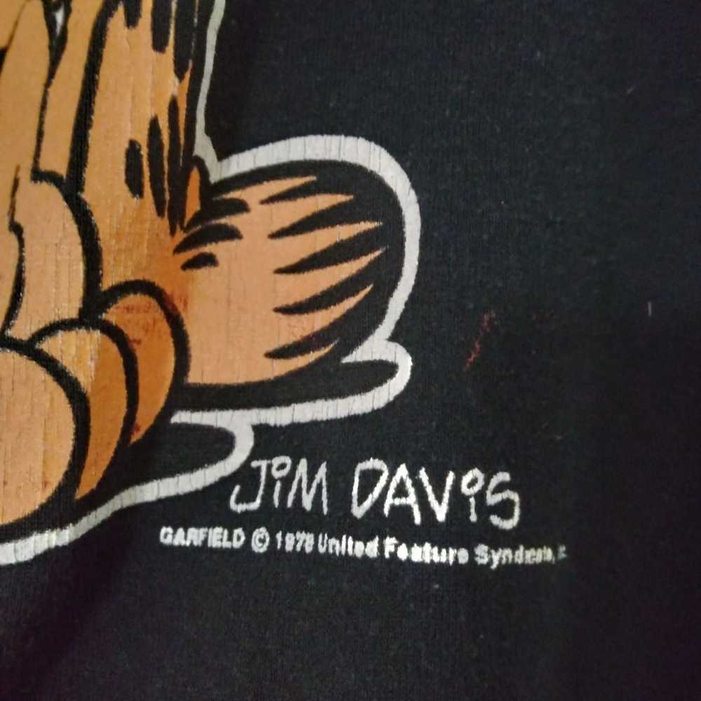 Garfield vintage 1978 shirt size XL awanita Jim D… - image 2