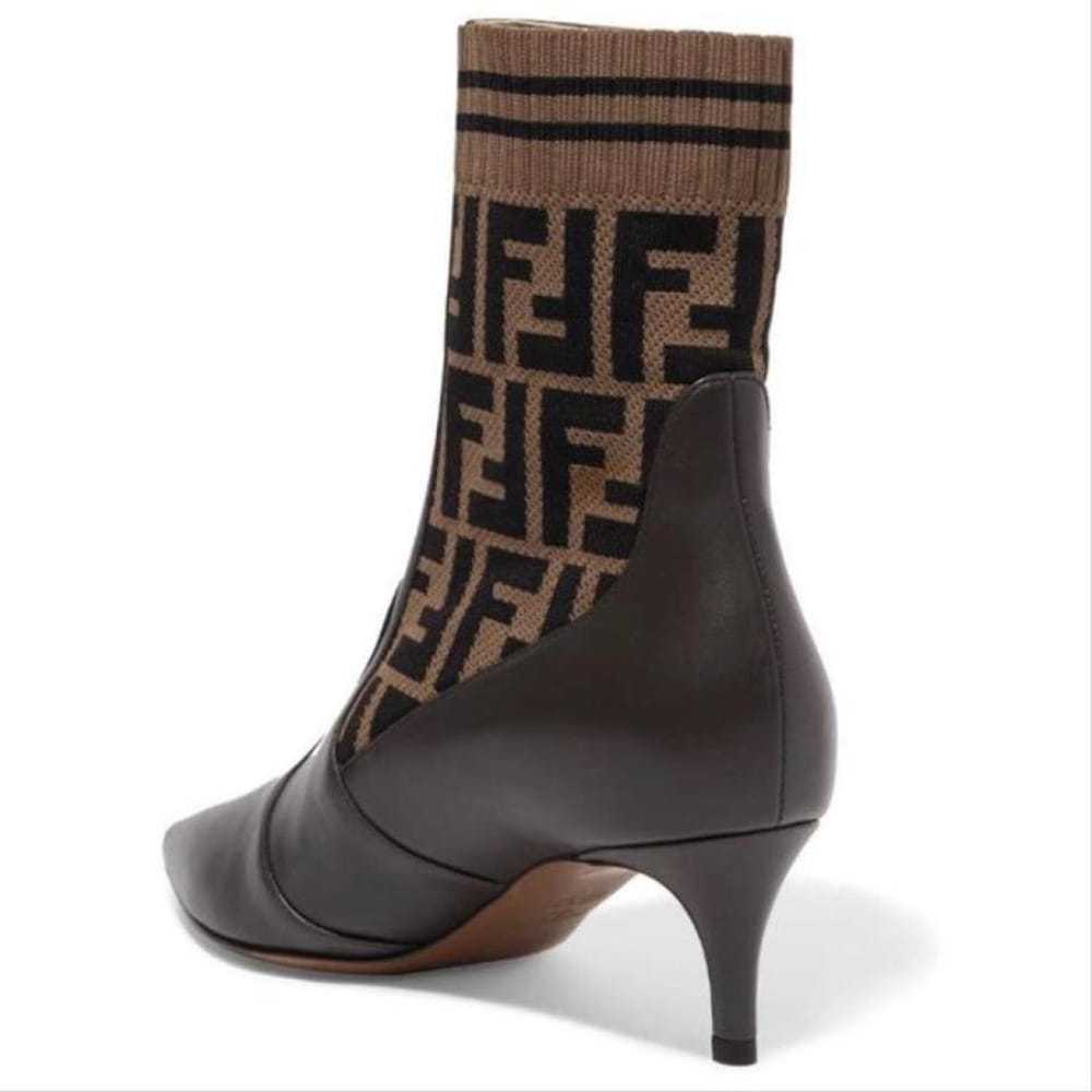 Fendi Leather ankle boots - image 10