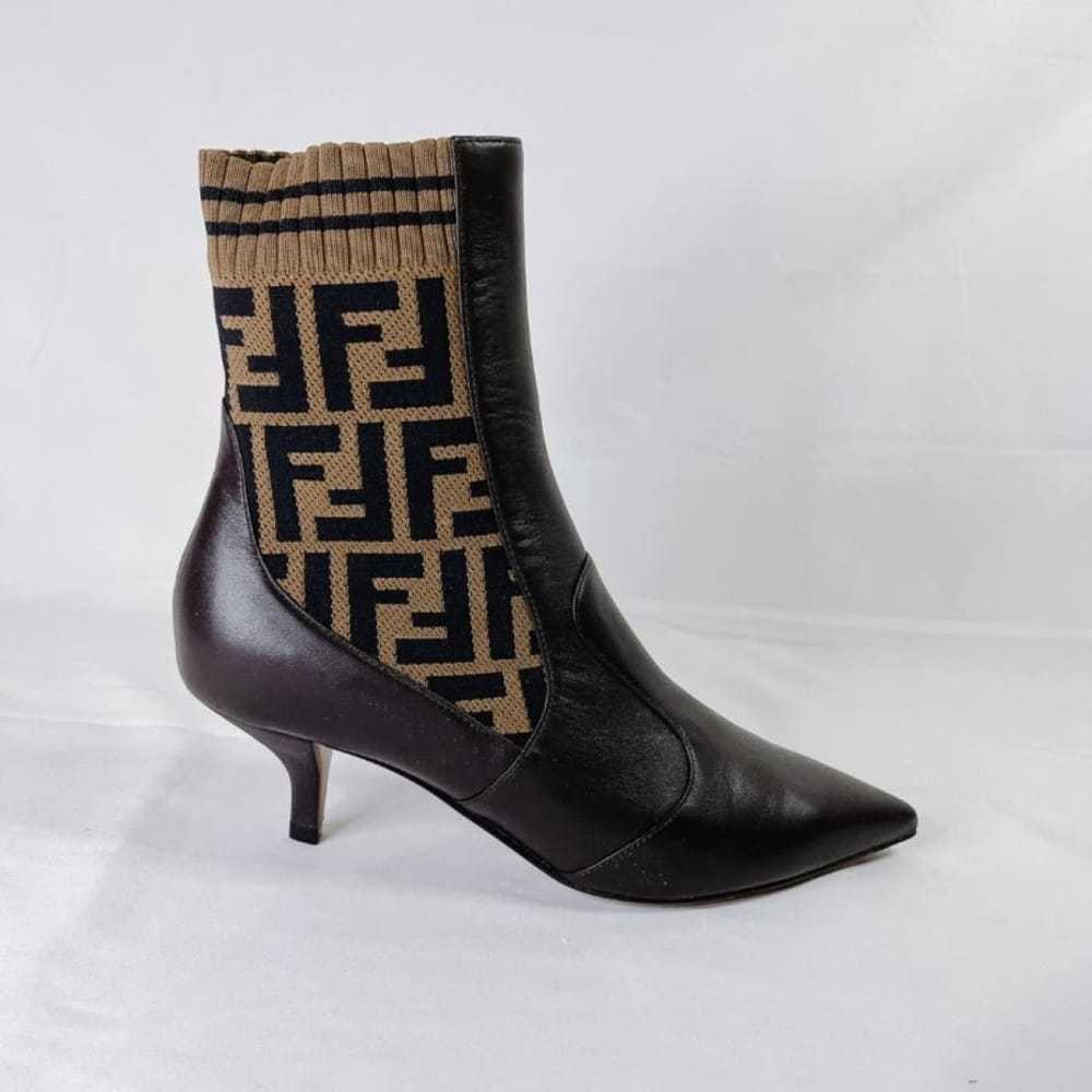 Fendi Leather ankle boots - image 7