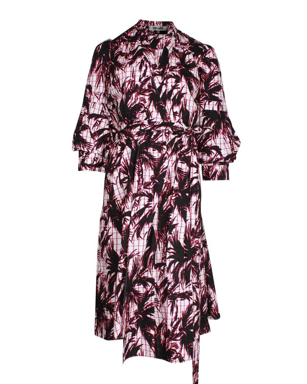 Diane von Furstenberg Print Wrap Dress - image 1