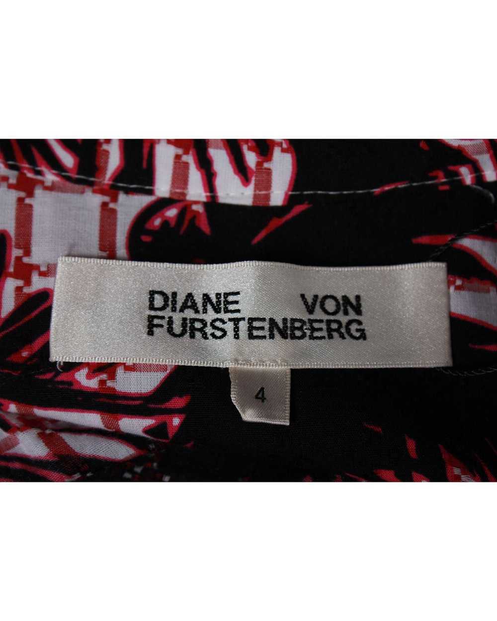 Diane von Furstenberg Print Wrap Dress - image 5