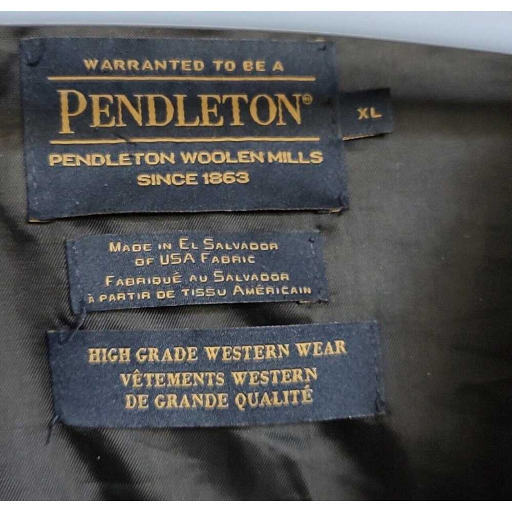 Pendleton Pendleton Aztec Print Bomber Jacket Emb… - image 5