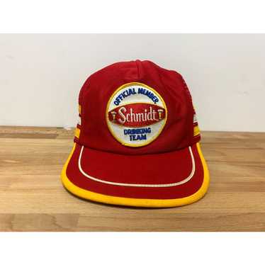 Vintage VINTAGE Schmidt Beer Hat Cap Snap Back Re… - image 1