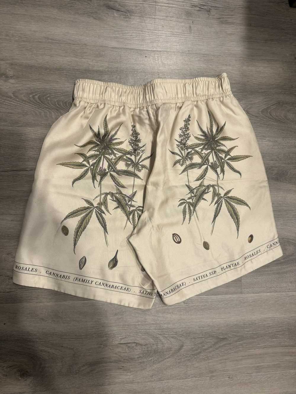 Amiri Cannabis silk shorts - image 2