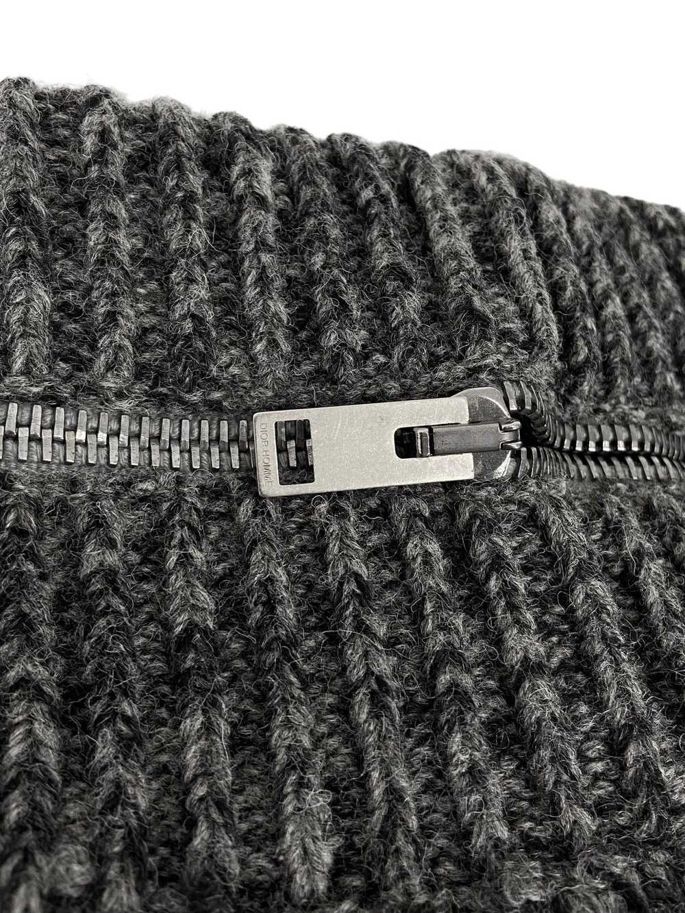 Dior × Hedi Slimane A/W 2004 Sample Heavy Knit Sw… - image 5
