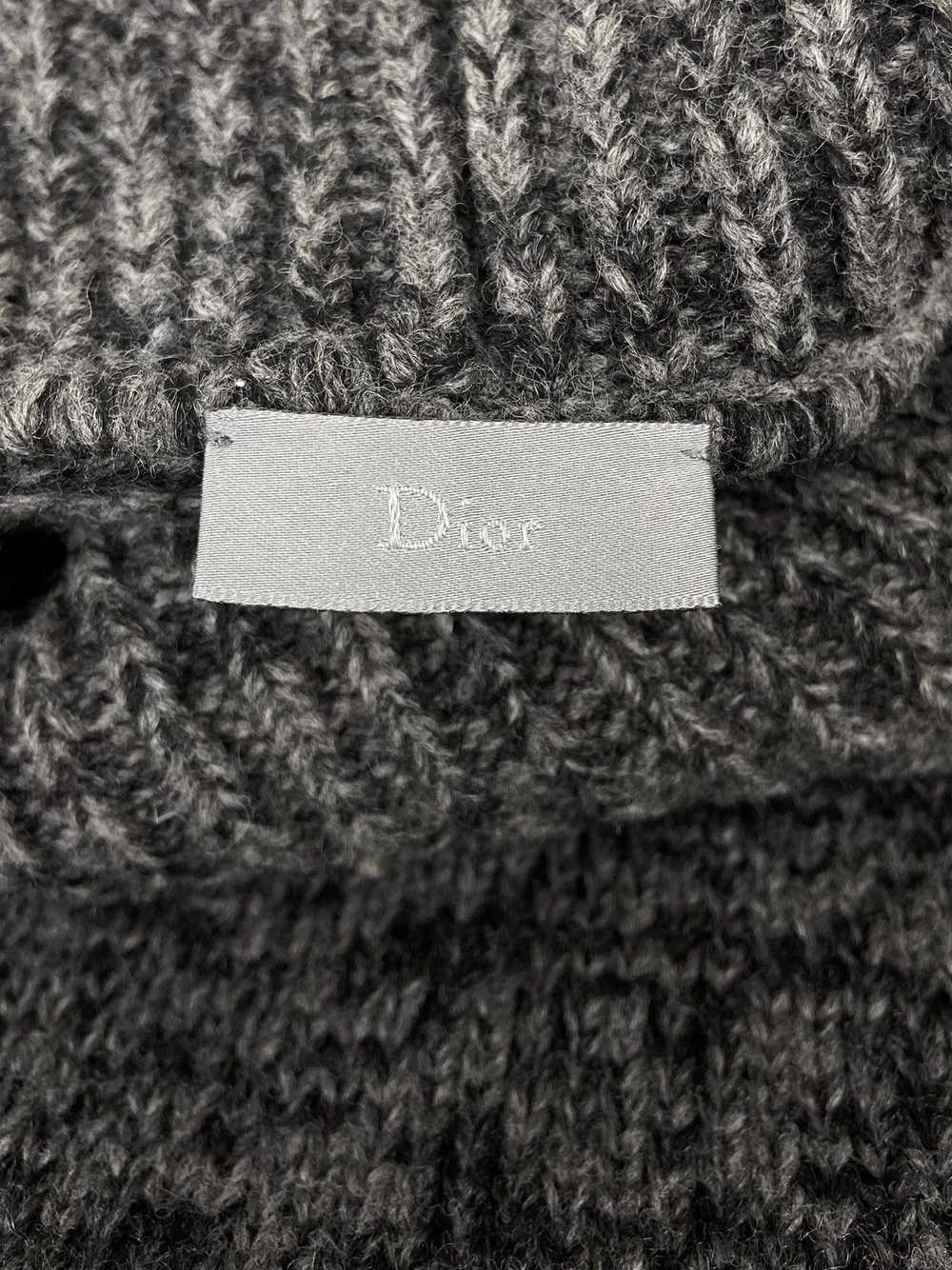 Dior × Hedi Slimane A/W 2004 Sample Heavy Knit Sw… - image 6