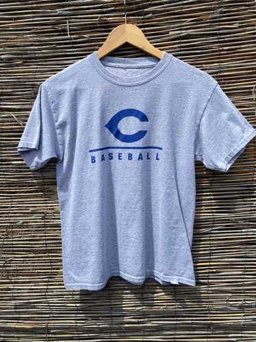 Jerzees × Vintage Vinatge C baseball T-shirt - image 1