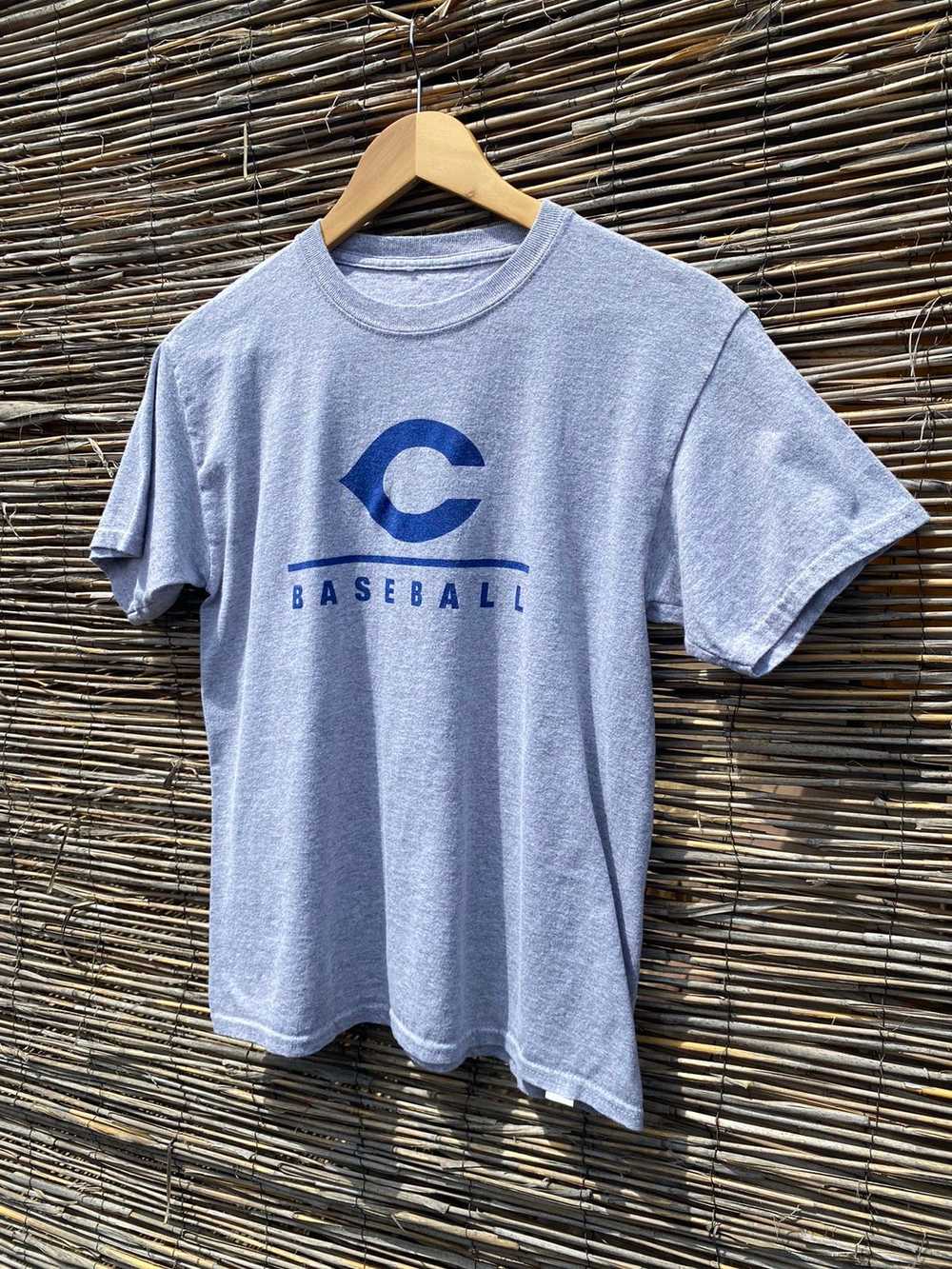 Jerzees × Vintage Vinatge C baseball T-shirt - image 3