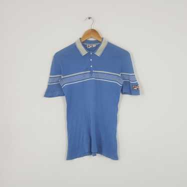 80s FILA BJORN BORGフィラ ボーダーポロシャツ ITALY製 Fila Bjorn Borg Heritage Polo-White Wimbledon Performance
