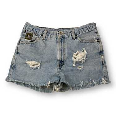 Cinch Cinch Distressed Jean Cutoff Shorts Size 33x