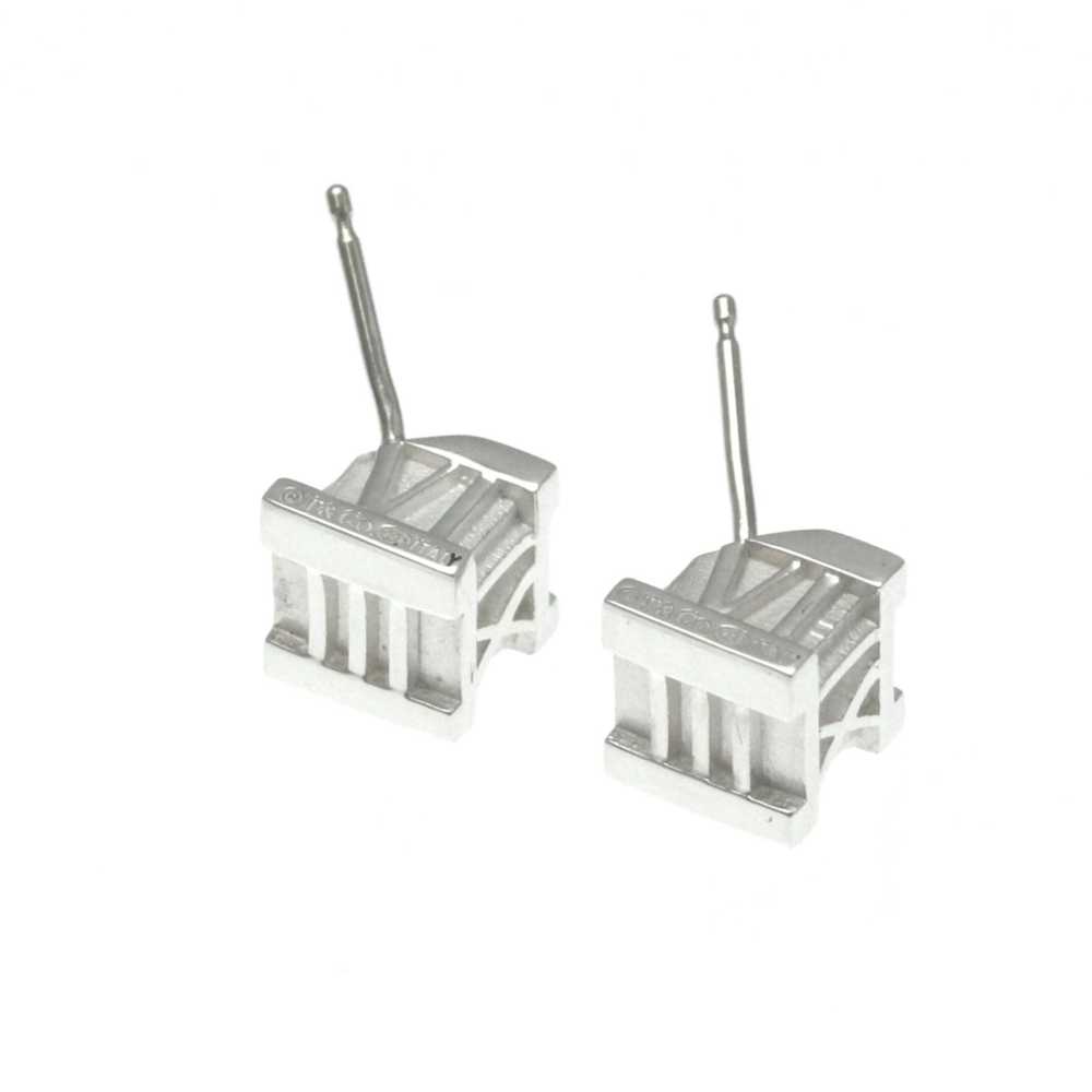 Tiffany & Co. Tiffany Atlas Cube Earrings No Ston… - image 7