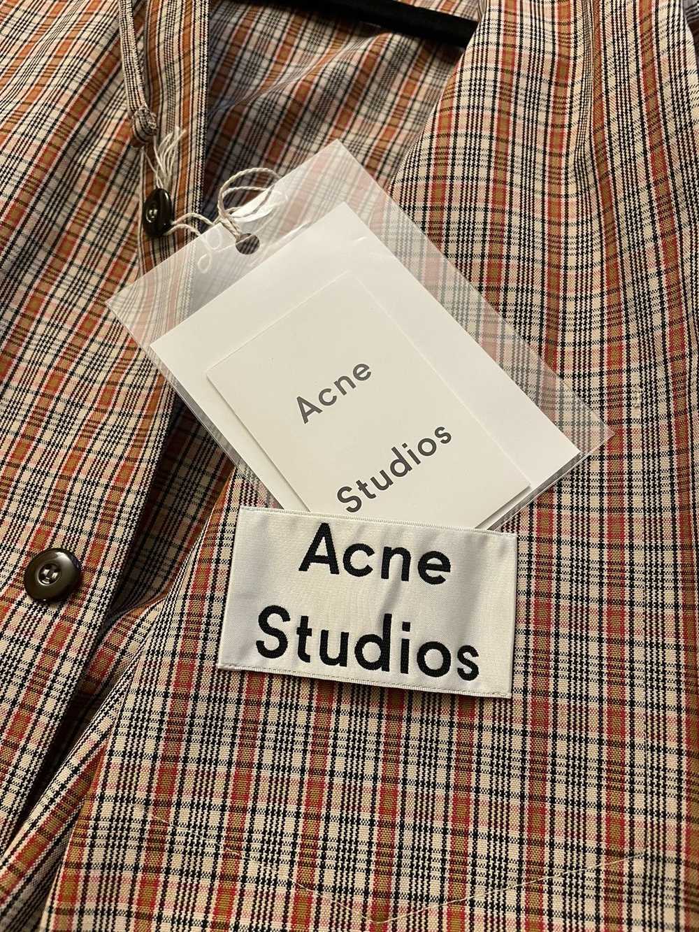 Acne Studios Acne Hooded Plaid Jacket - image 4