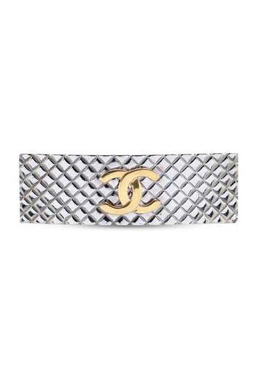 Chanel Chanel CC Logo Quilted Matelasse Barrette … - image 1