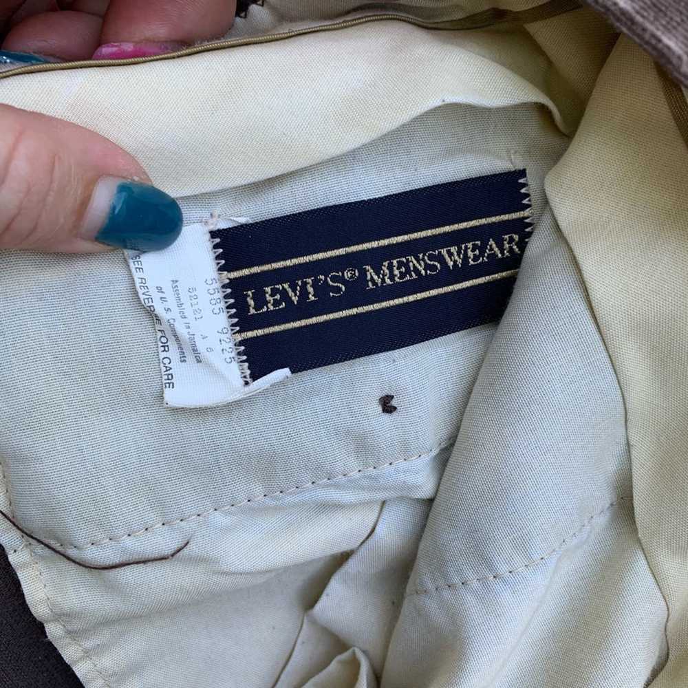 Levi's Vintage Levi’s Menswear corduroy trouser p… - image 7