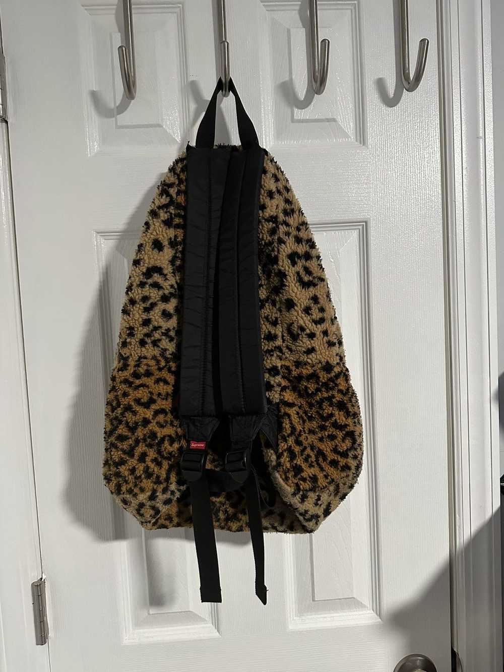 Supreme Supreme Leopard Fleece Backpack FW17 - image 2