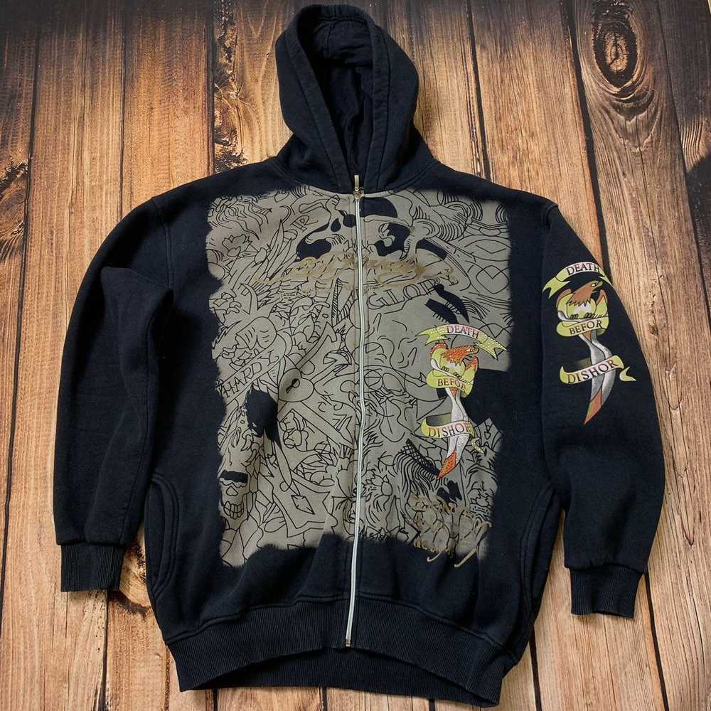 Ed Hardy × Japanese Brand × Vintage Vintage Zip h… - image 2