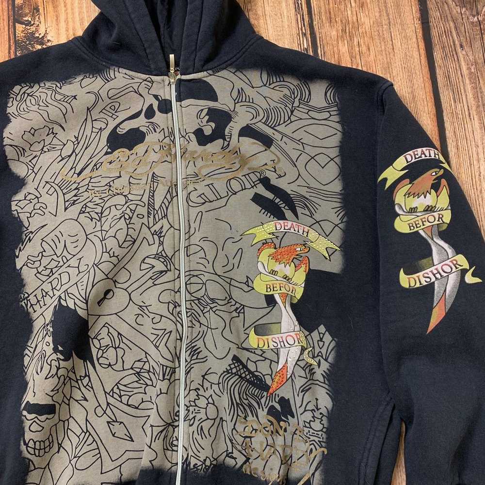 Ed Hardy × Japanese Brand × Vintage Vintage Zip h… - image 3