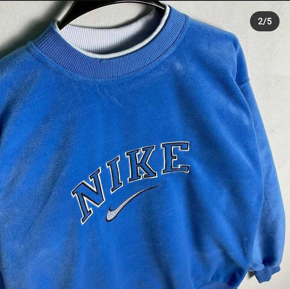 Nike × Vintage Nike Vintage Sweatshirt Big Logo F… - image 2